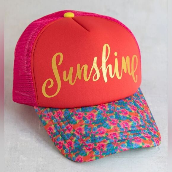 NATURAL LIFE Sunshine Hat - Red and Pink - Picture 5 of 5